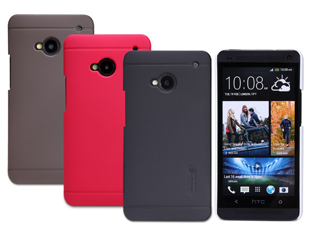 Чехол Nillkin Hard case для HTC One 801e (HTC M7) (черный, пластиковый)