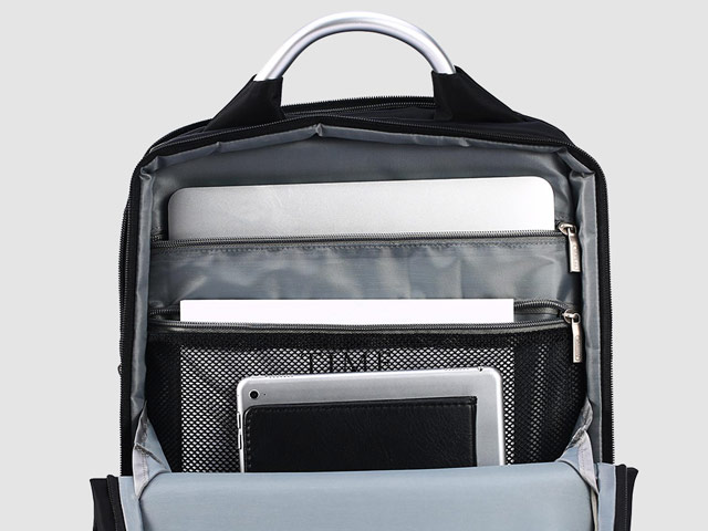 Рюкзак Remax Double Bag #565 (серый, 2 отделения, 7 карманов)
