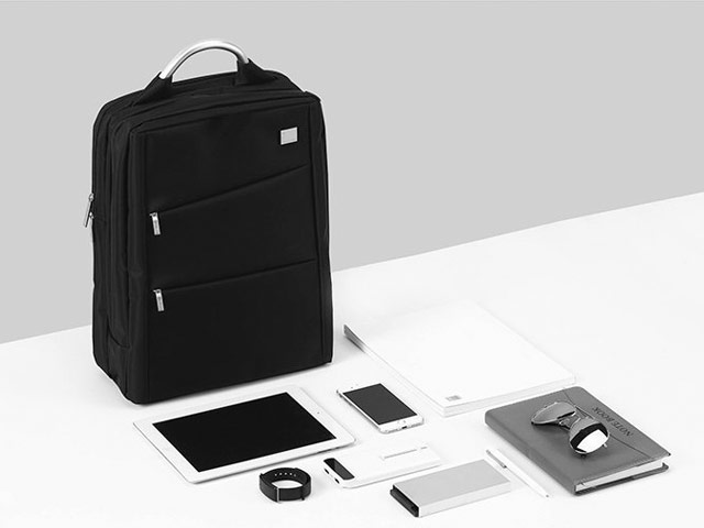 Рюкзак Remax Double Bag #565 (черный, 2 отделения, 7 карманов)