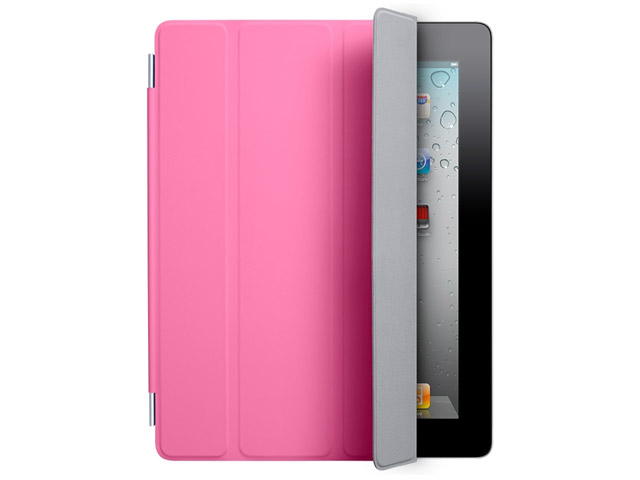 Чехол Apple iPad 2 Smart cover полиуретановый (розовый)