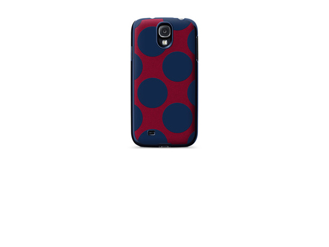 Чехол X-doria Dash Icon Case для Samsung Galaxy S4 i9500 (красный/синий, матерчатый)