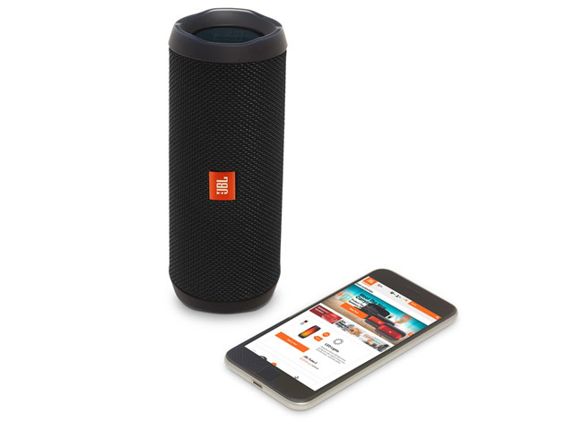 Портативная колонка JBL Flip 4 (черная, беспроводная, стерео)