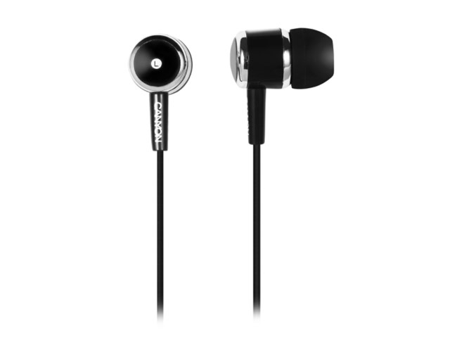 Наушники Canyon Stereo Earphones CNE-CEP01 (черные, 40-20000 Гц, 10 мм)