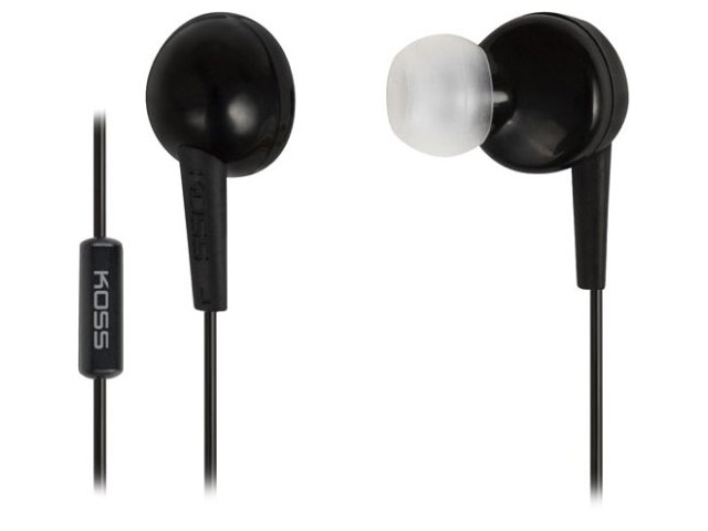 Наушники Koss In-Ear Buds KEB6ik (черные, пульт/микрофон)