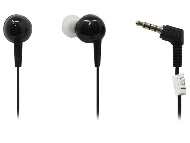 Наушники Koss In-Ear Buds KEB6ik (черные, пульт/микрофон)