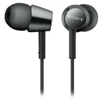 Наушники Sony Stereo Headphones MDR-EX150 (черные, пульт/микрофон)