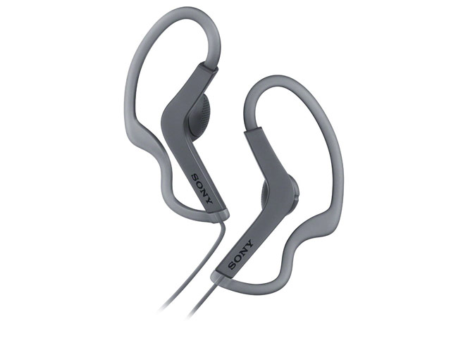 Наушники Sony Sport Headphones MDR-AS210AP (черные, пульт/микрофон)