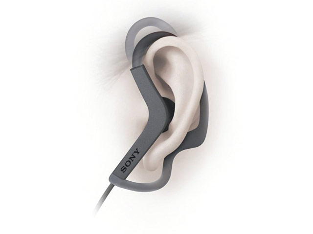 Наушники Sony Sport Headphones MDR-AS210AP (черные, пульт/микрофон)