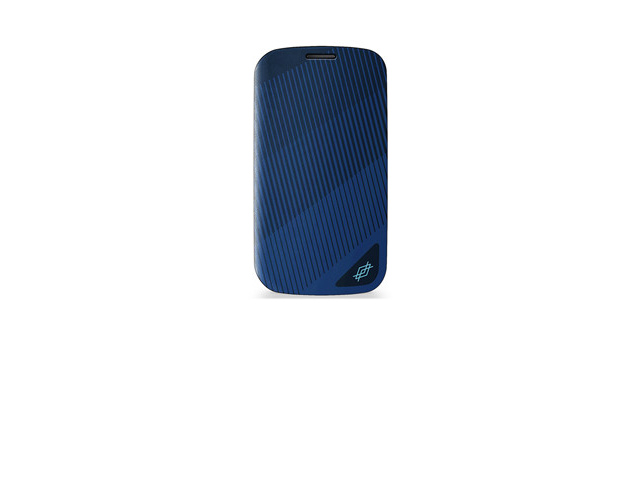 Чехол X-doria Dash Pro case для Samsung Galaxy S4 i9500 (синий, кожанный)