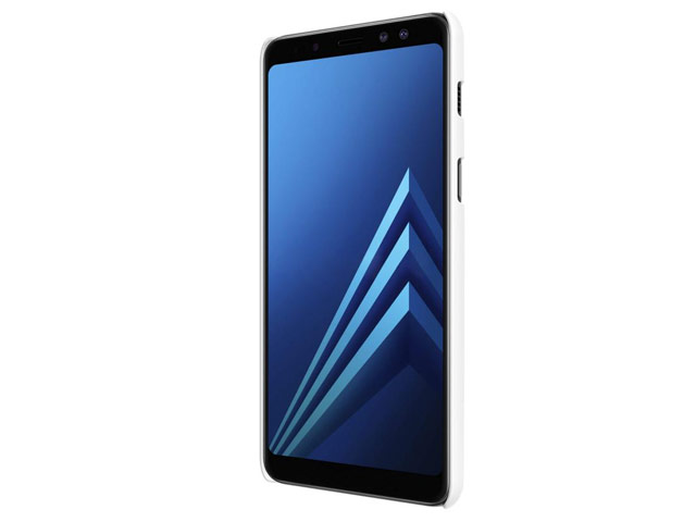 Чехол Nillkin Hard case для Samsung Galaxy A8 2018 (белый, пластиковый)