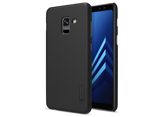 Чехол Nillkin Hard case для Samsung Galaxy A8 plus 2018 (черный, пластиковый)