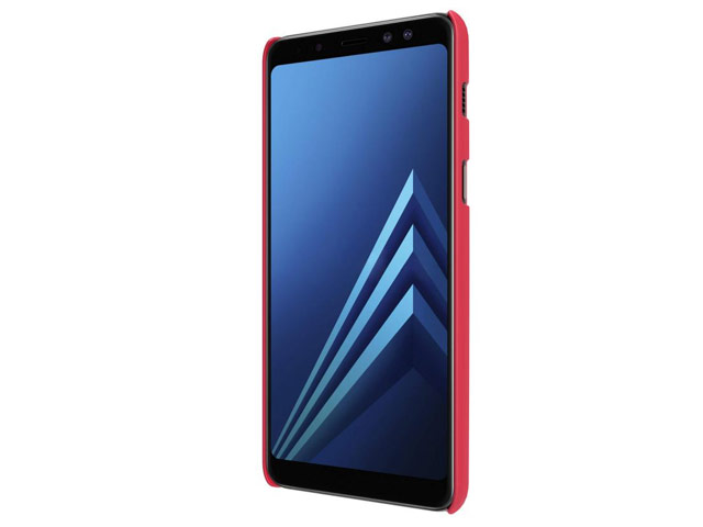 Чехол Nillkin Hard case для Samsung Galaxy A8 plus 2018 (красный, пластиковый)