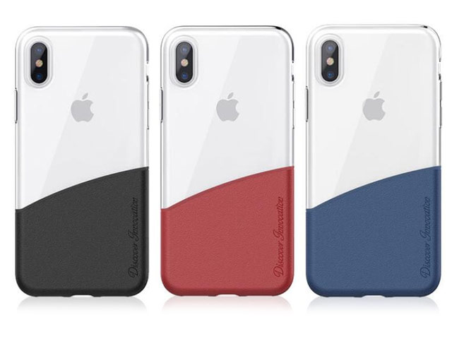 Чехол Nillkin Half case для Apple iPhone X (синий, гелевый)