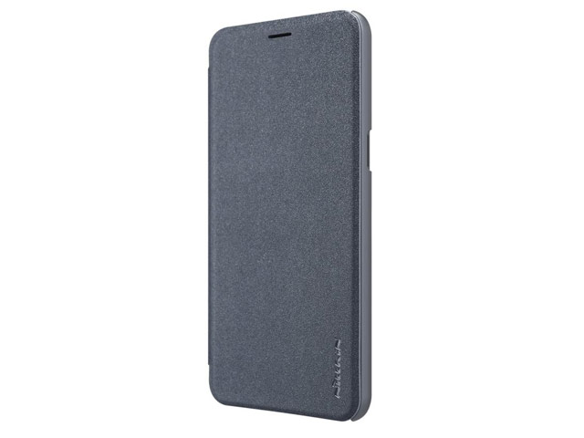 Чехол Nillkin Sparkle Leather Case для OnePlus 5T (темно-серый, винилискожа)
