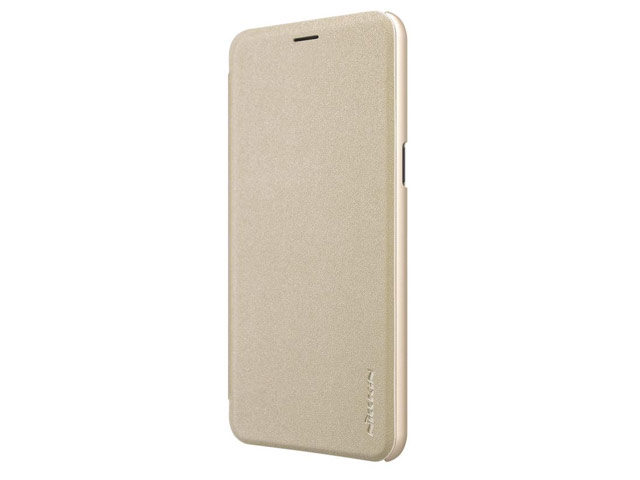 Чехол Nillkin Sparkle Leather Case для OnePlus 5T (золотистый, винилискожа)