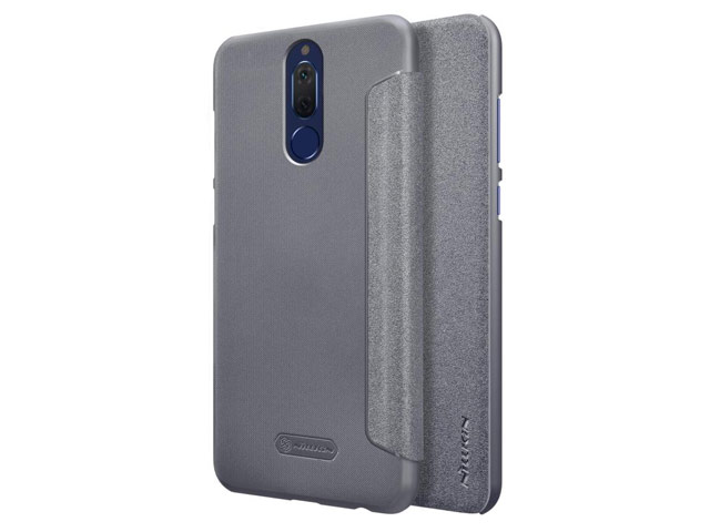 Чехол Nillkin Sparkle Leather Case для Huawei Mate 10 lite (темно-серый, винилискожа)