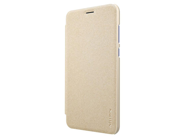 Чехол Nillkin Sparkle Leather Case для Huawei Mate 10 lite (золотистый, винилискожа)