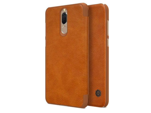 Чехол Nillkin Qin leather case для Huawei Mate 10 lite (коричневый, кожаный)