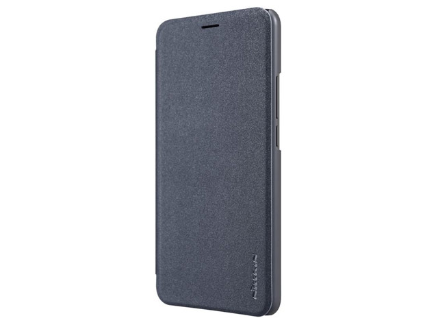 Чехол Nillkin Sparkle Leather Case для Meizu M6 Note (темно-серый, винилискожа)