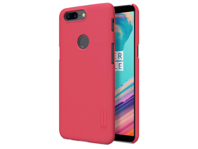 Чехол Nillkin Hard case для OnePlus 5T (красный, пластиковый)