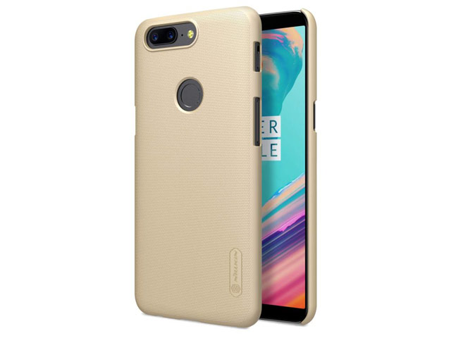 Чехол Nillkin Hard case для OnePlus 5T (золотистый, пластиковый)