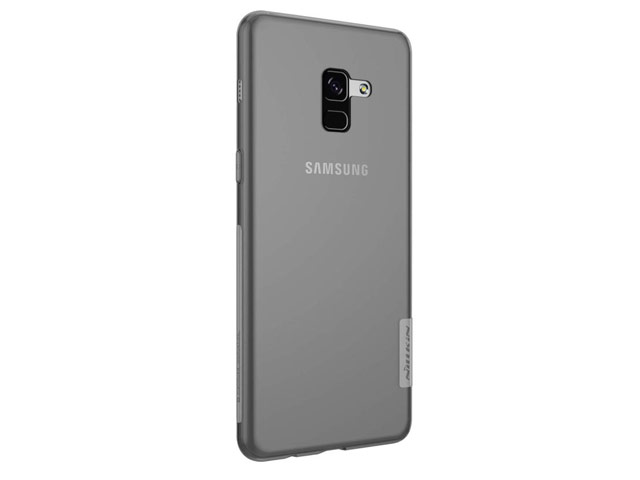 Чехол Nillkin Nature case для Samsung Galaxy A8 plus 2018 (серый, гелевый)