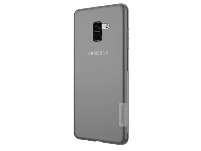 Чехол Nillkin Nature case для Samsung Galaxy A8 plus 2018 (серый, гелевый)