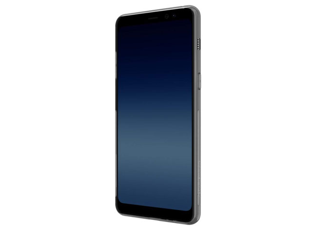 Чехол Nillkin Nature case для Samsung Galaxy A8 plus 2018 (серый, гелевый)