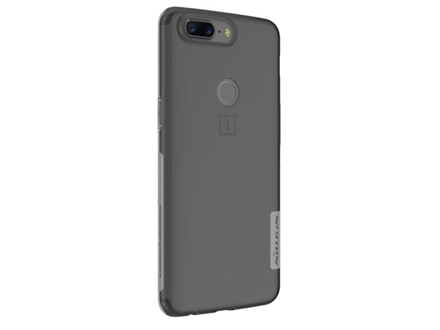 Чехол Nillkin Nature case для OnePlus 5T (серый, гелевый)