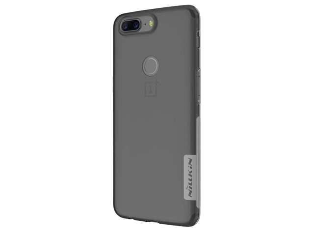 Чехол Nillkin Nature case для OnePlus 5T (серый, гелевый)