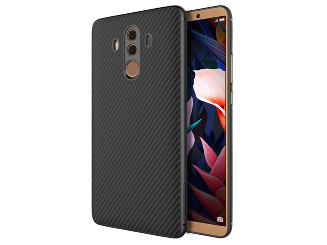 Чехол Nillkin Synthetic fiber для Huawei Mate 10 pro (черный, карбон)