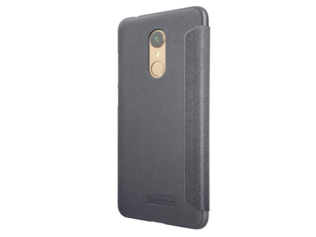 Чехол Nillkin Sparkle Leather Case для Xiaomi Redmi 5 (темно-серый, винилискожа)
