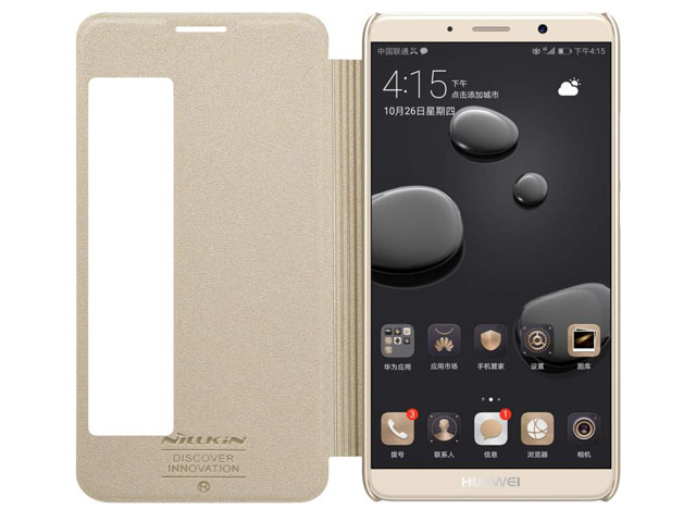 Чехол Nillkin Sparkle Leather Case для Huawei Mate 10 pro (золотистый, винилискожа)