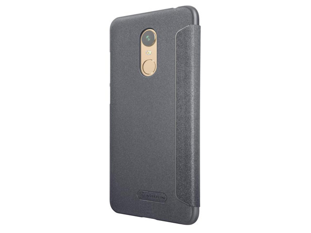 Чехол Nillkin Sparkle Leather Case для Xiaomi Redmi 5 plus (темно-серый, винилискожа)