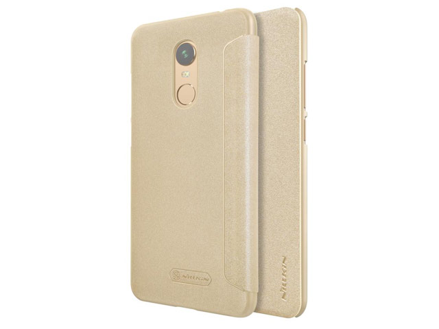 Чехол Nillkin Sparkle Leather Case для Xiaomi Redmi 5 plus (золотистый, винилискожа)