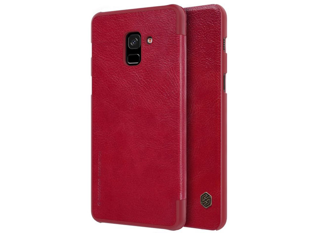 Чехол Nillkin Qin leather case для Samsung Galaxy A8 2018 (красный, кожаный)