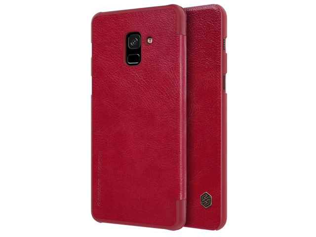 Чехол Nillkin Qin leather case для Samsung Galaxy A8 plus 2018 (красный, кожаный)