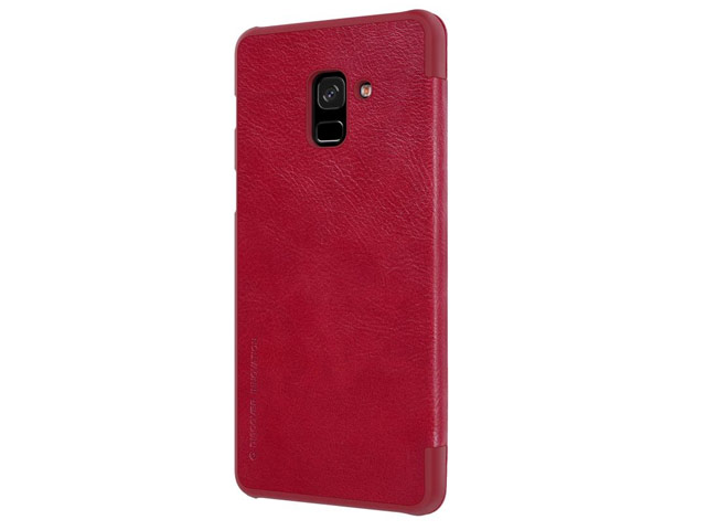 Чехол Nillkin Qin leather case для Samsung Galaxy A8 plus 2018 (красный, кожаный)