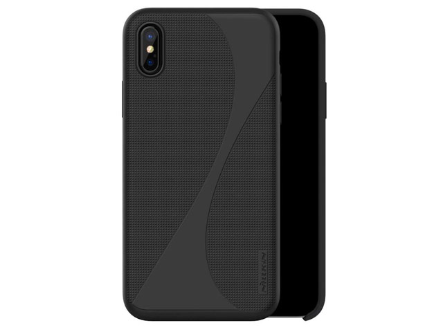 Чехол Nillkin Flex 2 case для Apple iPhone X (черный, гелевый)