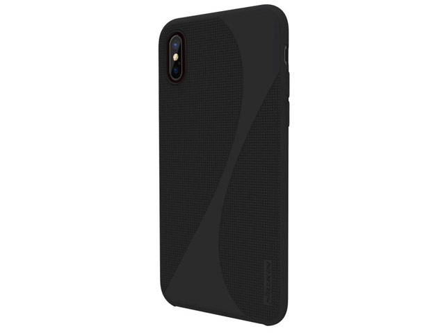 Чехол Nillkin Flex 2 case для Apple iPhone X (черный, гелевый)