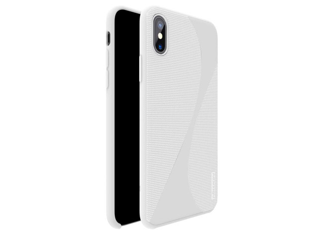 Чехол Nillkin Flex 2 case для Apple iPhone X (белый, гелевый)