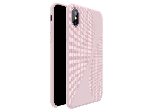 Чехол Nillkin Flex 2 case для Apple iPhone X (розовый, гелевый)