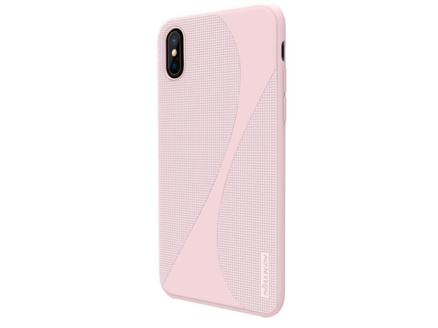 Чехол Nillkin Flex 2 case для Apple iPhone X (розовый, гелевый)