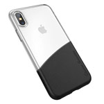 Чехол Nillkin Half case для Apple iPhone X (черный, гелевый)