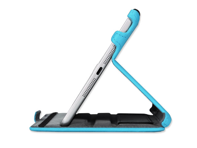 Чехол Yotrix FlipCase для Apple iPad mini (голубой, кожанный)