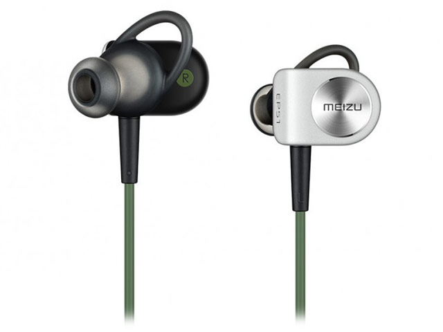 Беспроводные наушники Meizu Sports Earphones EP51 (зеленые, пульт/микрофон)