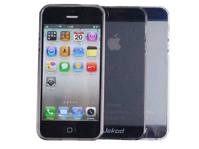 Чехол Jekod Soft case для Apple iPhone 5 (белый, гелевый)