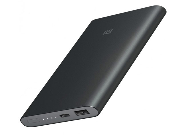 Внешняя батарея Xiaomi Mi Power Bank Pro 2 универсальная (10000 mAh, темно-серая, алюминиевая, Fast Charge)
