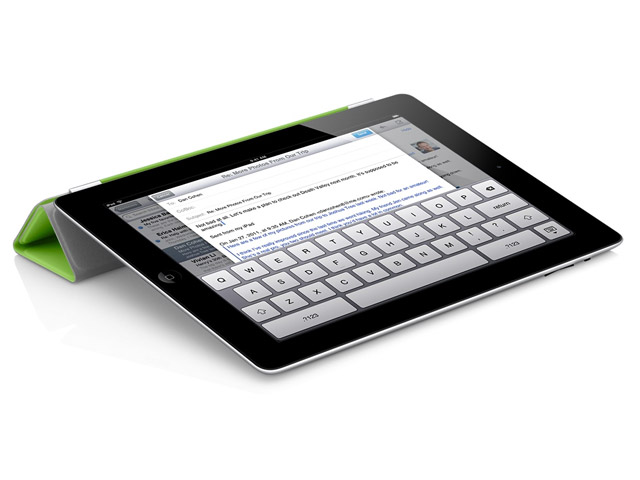 Чехол Apple iPad 2 Smart Cover полиуретановый (зеленый)