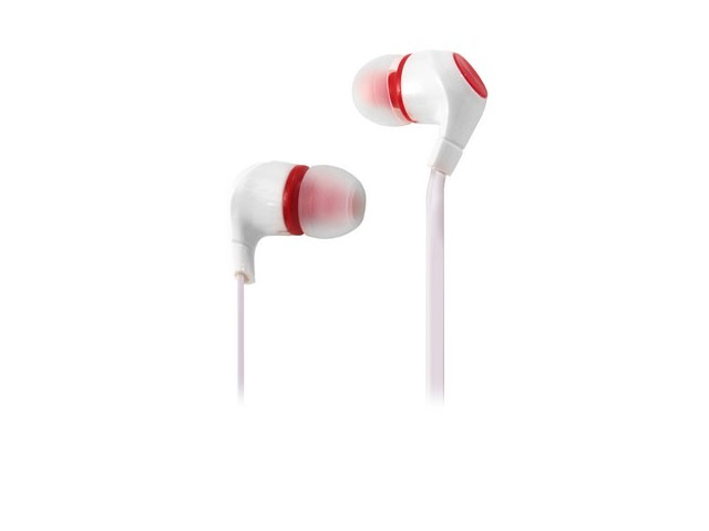 Наушники Acqua Stereo Earphones (белые, пульт/микрофоном, 18-20000 Гц)